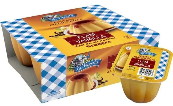Flan de vainilla