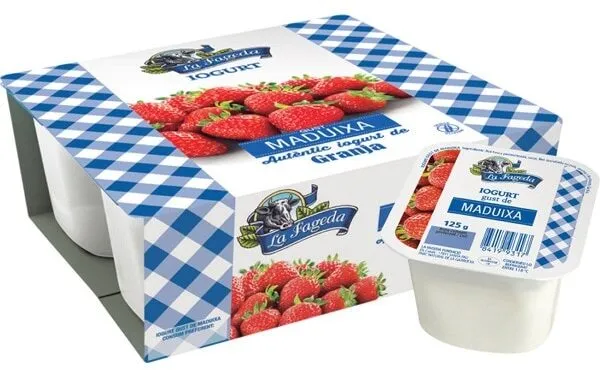 Yogur sabor fresa