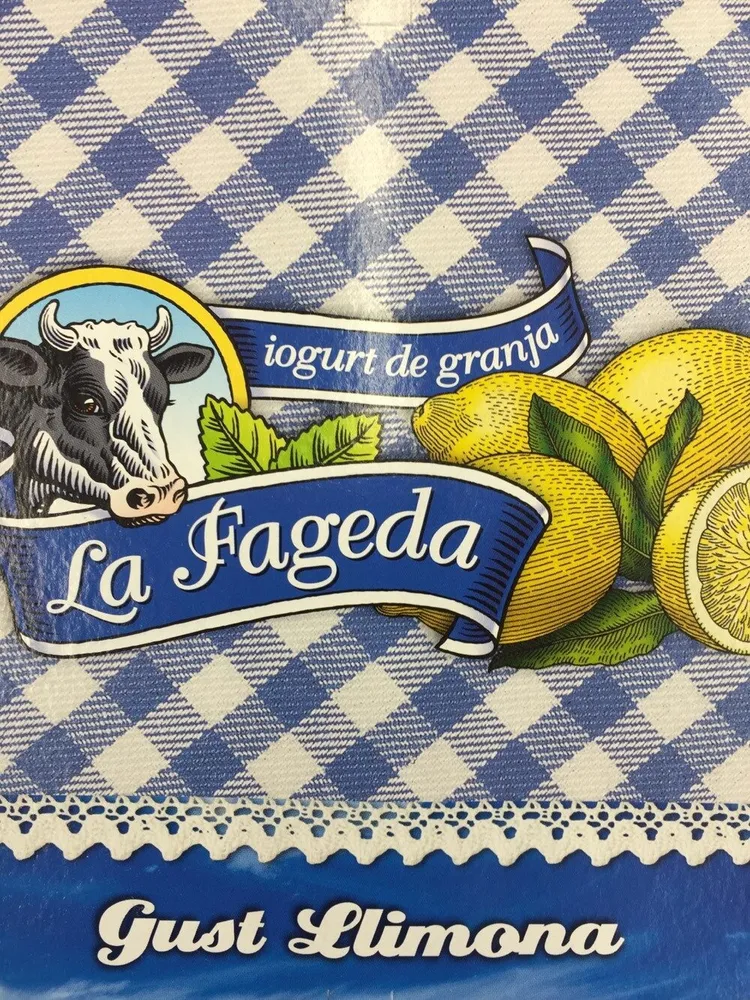 Yogur sabor limón