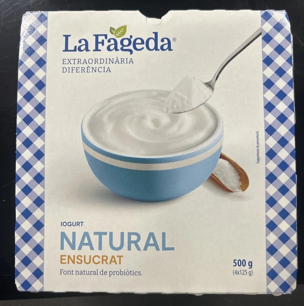 Iogurt natural ensucrat
