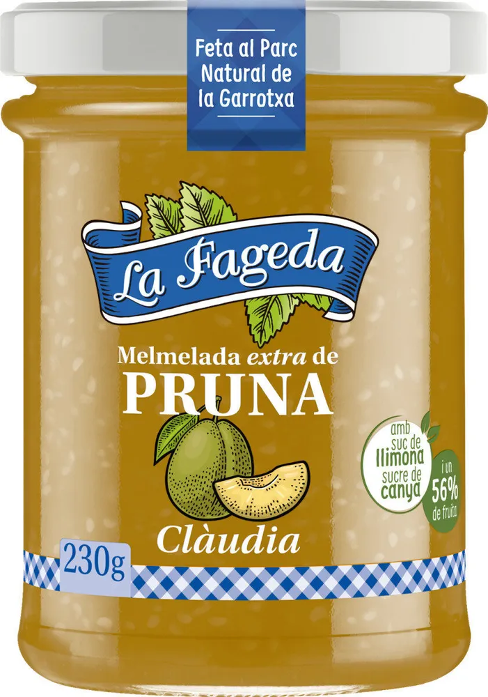 Mermelada extra de ciruela Claudia
