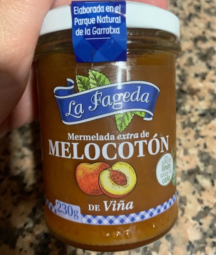 Mermelada extra de melocotón