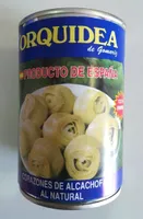 Corazones de alcachofas al natural