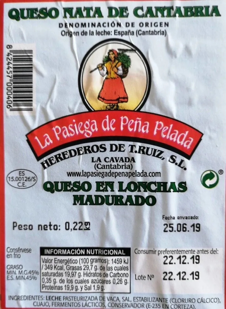 Queso nata de Cantabria