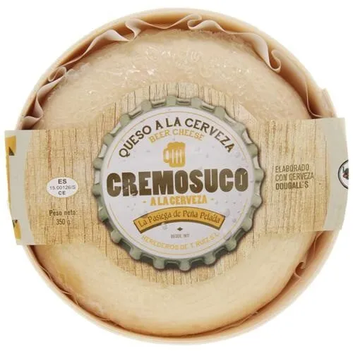 Queso a la cerveza. Cremosuco
