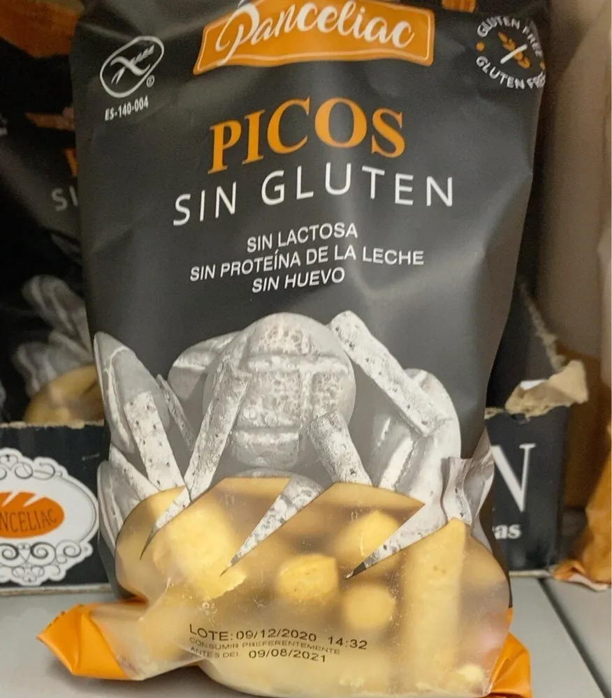 Picos sin gluten