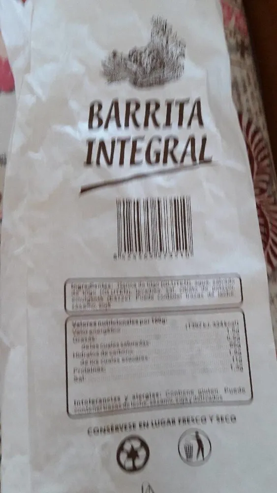 Barrita integral