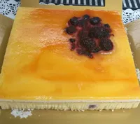Tarta carré de vainilla y frutos rojos