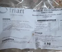 Altas de pollo barbacoa