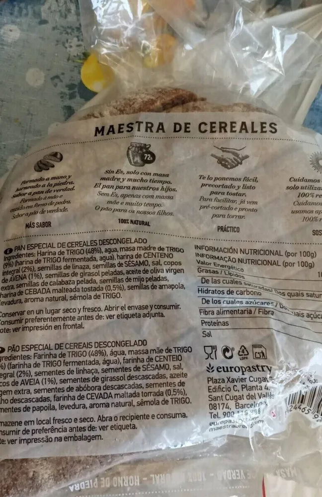 Maestra de cereales