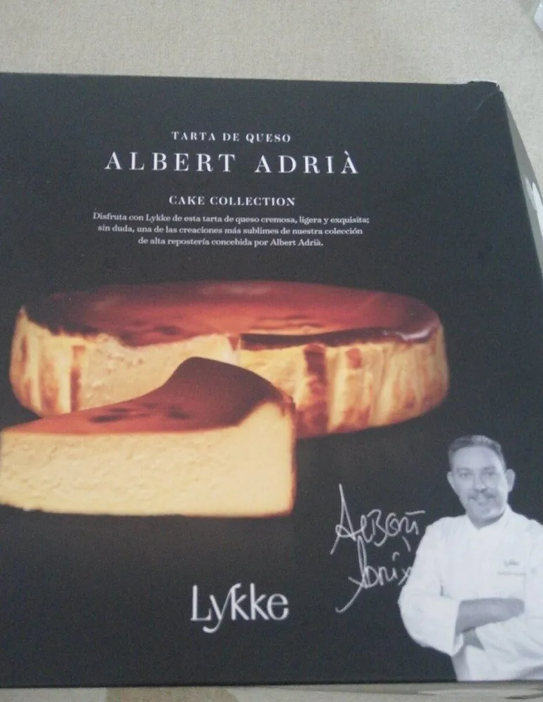 Tarta de queso Albert Adrià