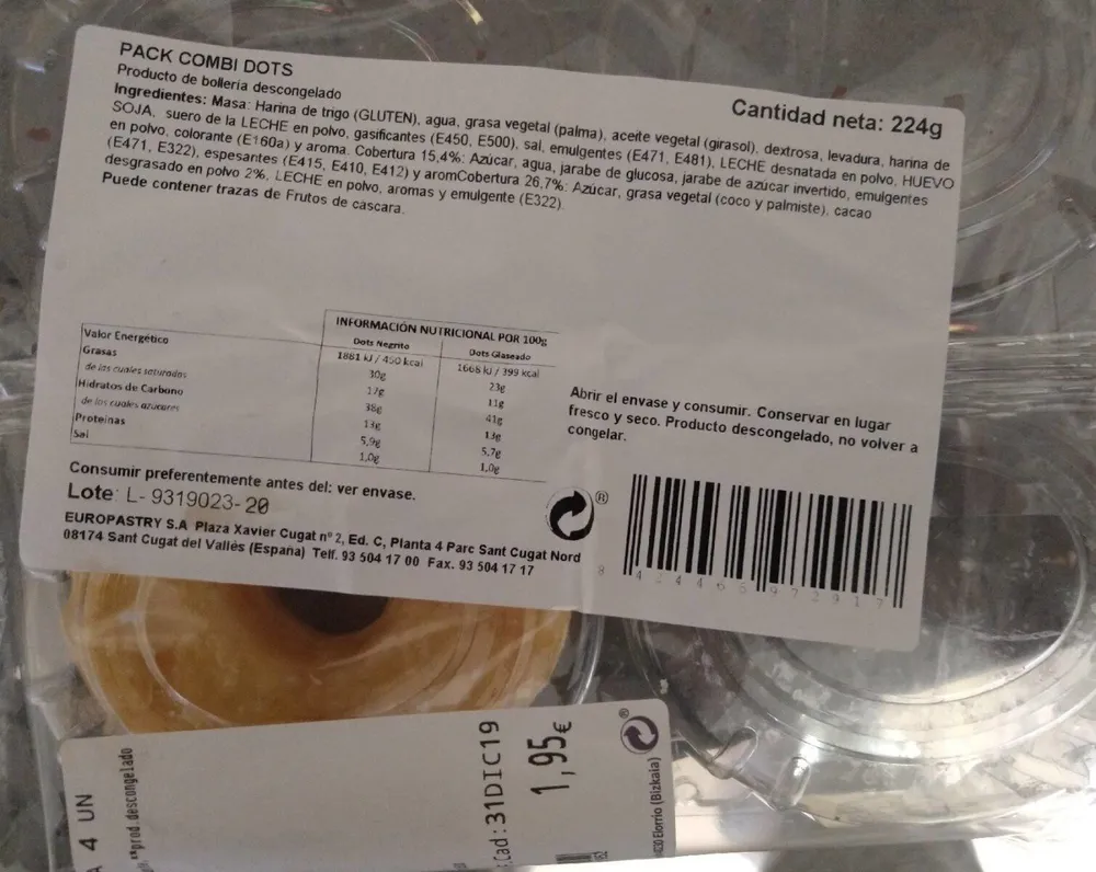 Pack combi donuts