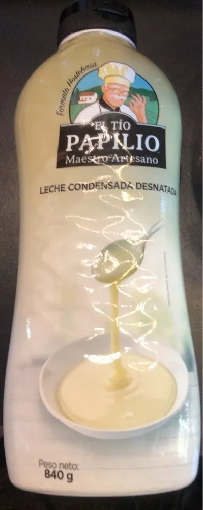 Leche condensada desnatada