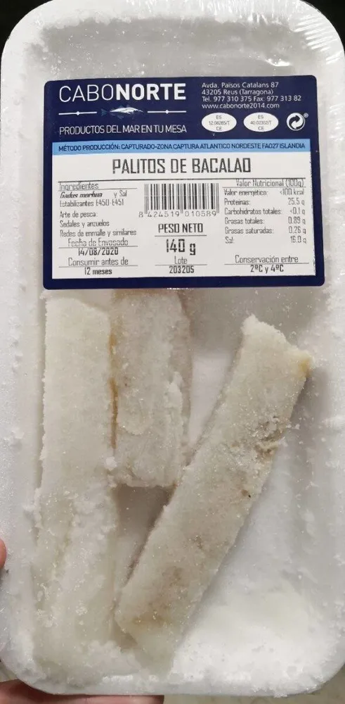 Palitos de Bacalao