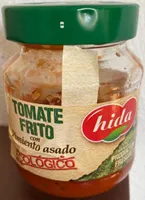 Tomate frito con pimiento asado