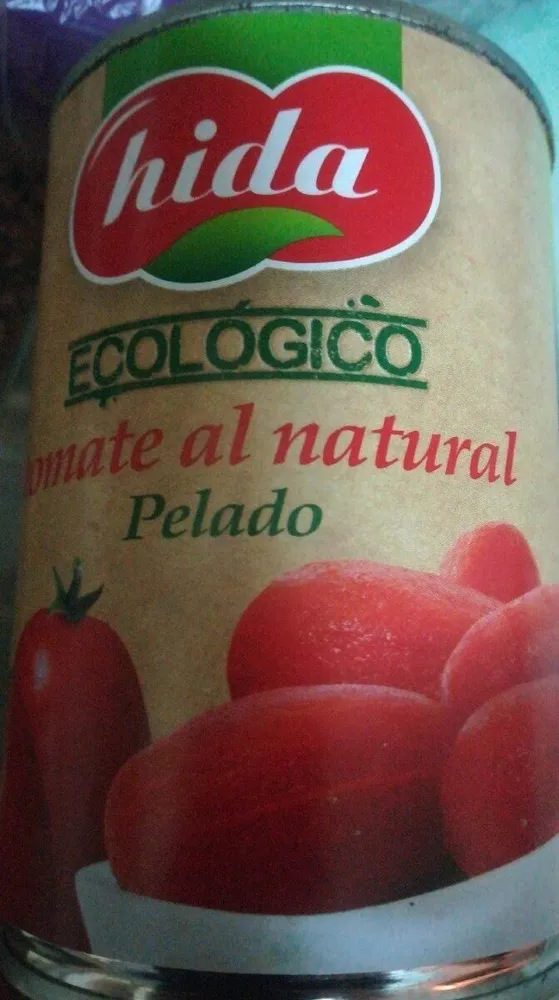 Tomate al natural pelado