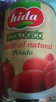 Tomate al natural pelado