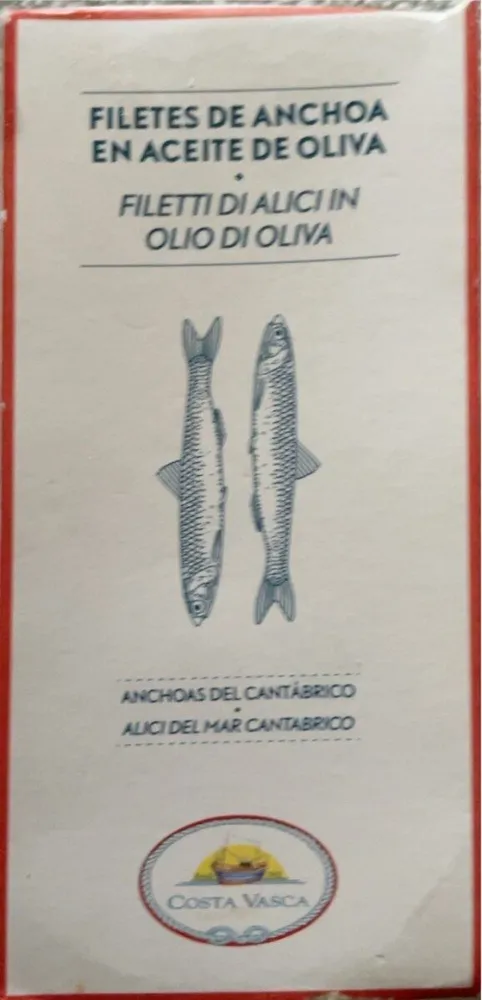 Filetti di alici in olio di oliva