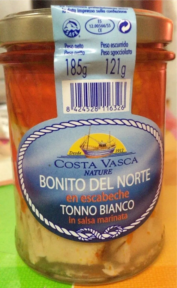 Bonito del norte en escabeche