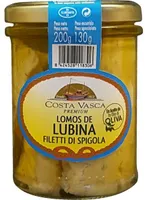 Lomos de lubina en aceite de oliva