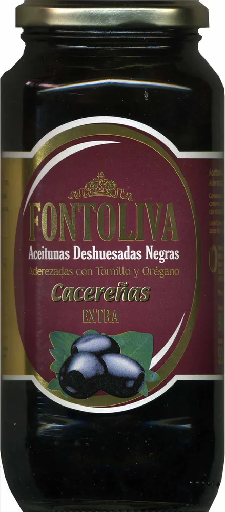 Aceitunas negras deshuesadas "Fontoliva" Variedad Cacereña