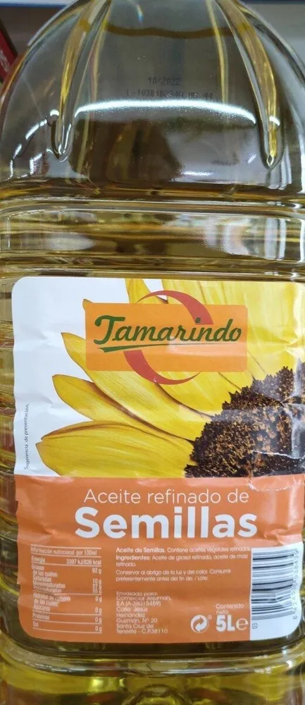 Aceite Refinado de Semillas 5 Litros