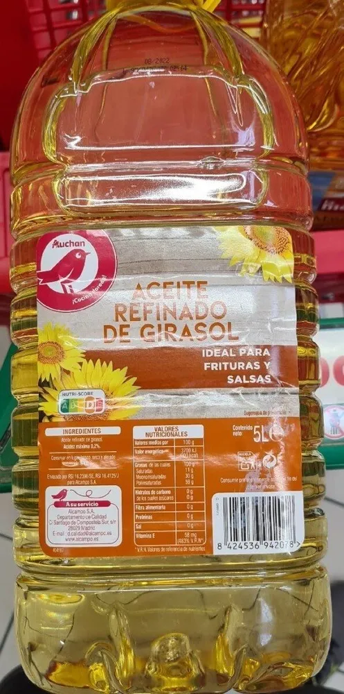 Aceite refinado girasol