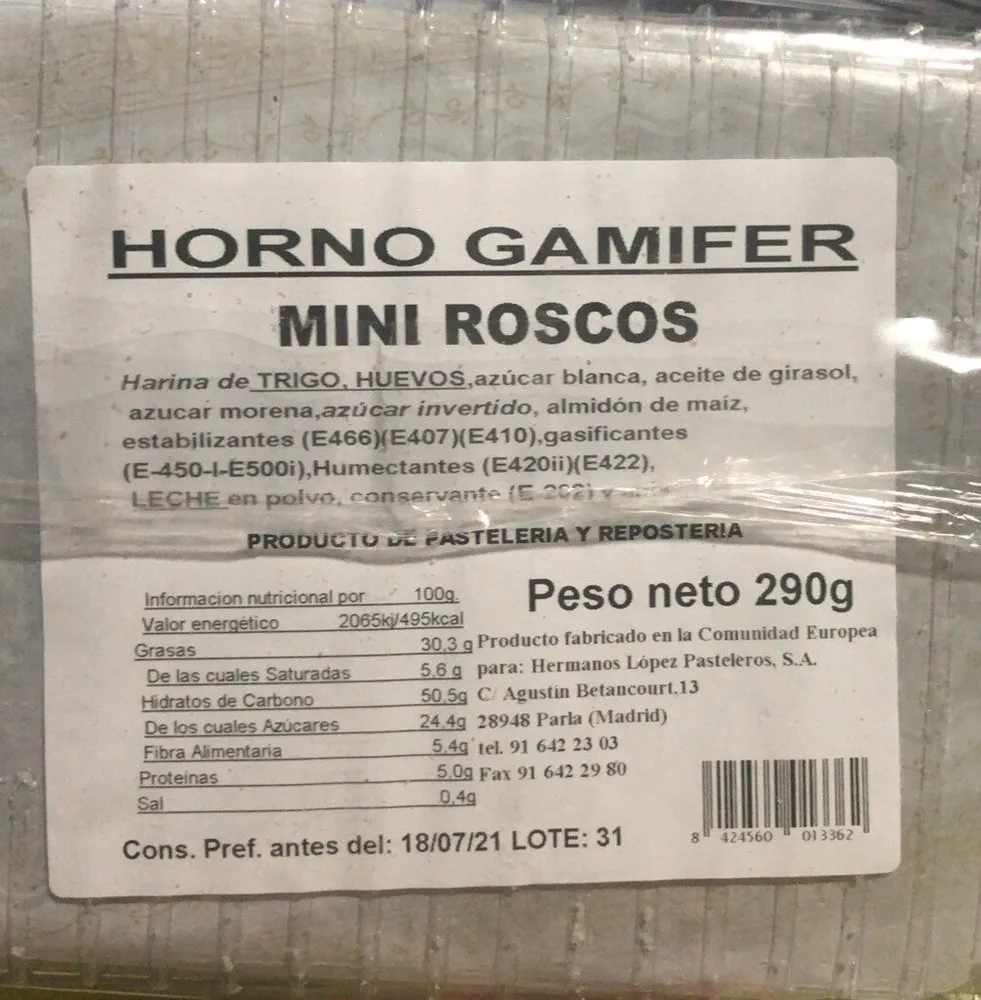 Mini roscos
