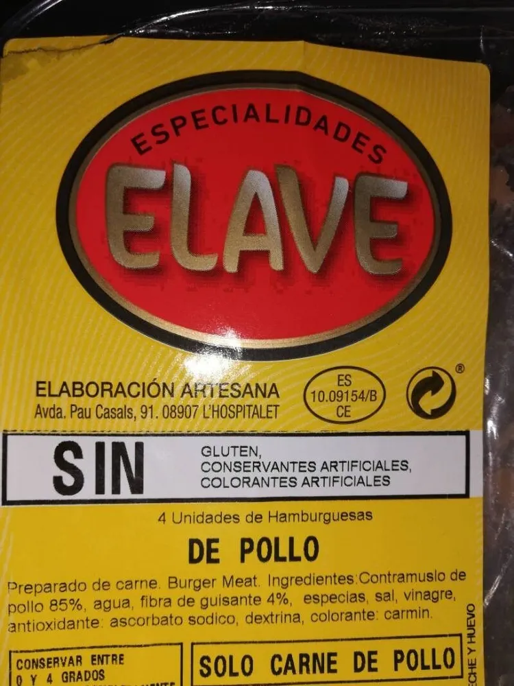 Hamburguesas de pollo