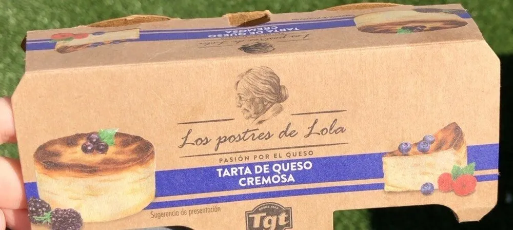 Tarta de queso cremosa