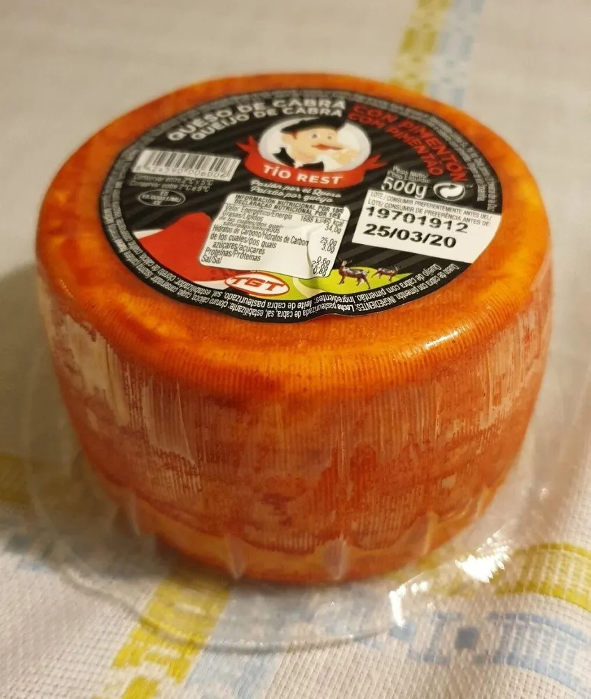 Queso de cabra con pimenton