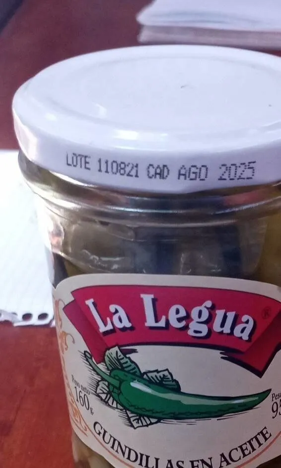 Guindillas en aceite