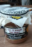 Mousse de castañas con chocolate