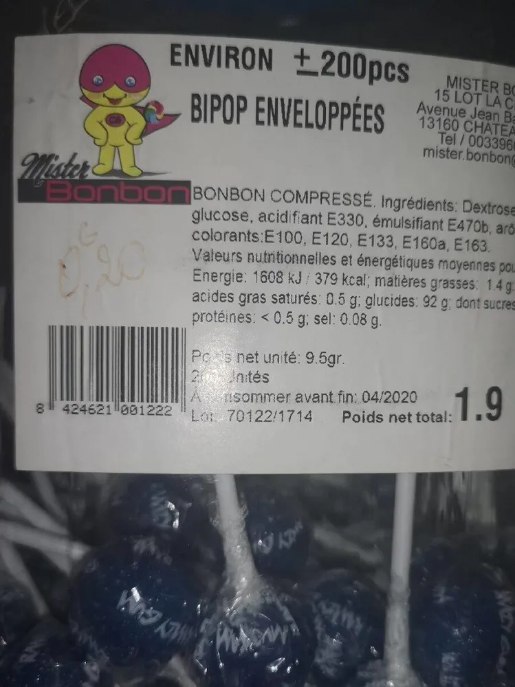 Bipop enveloppé