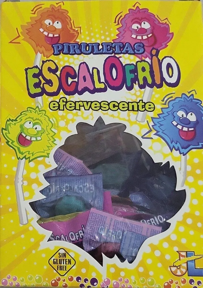 Piruletas efervescente