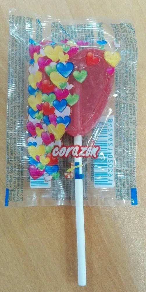 Piruleta corazón