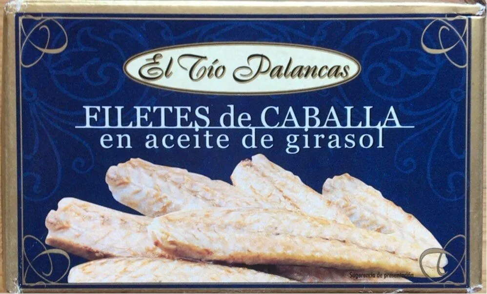 Filetes de caballa en aceite de girasol
