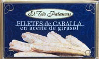 Filetes de caballa en aceite de girasol