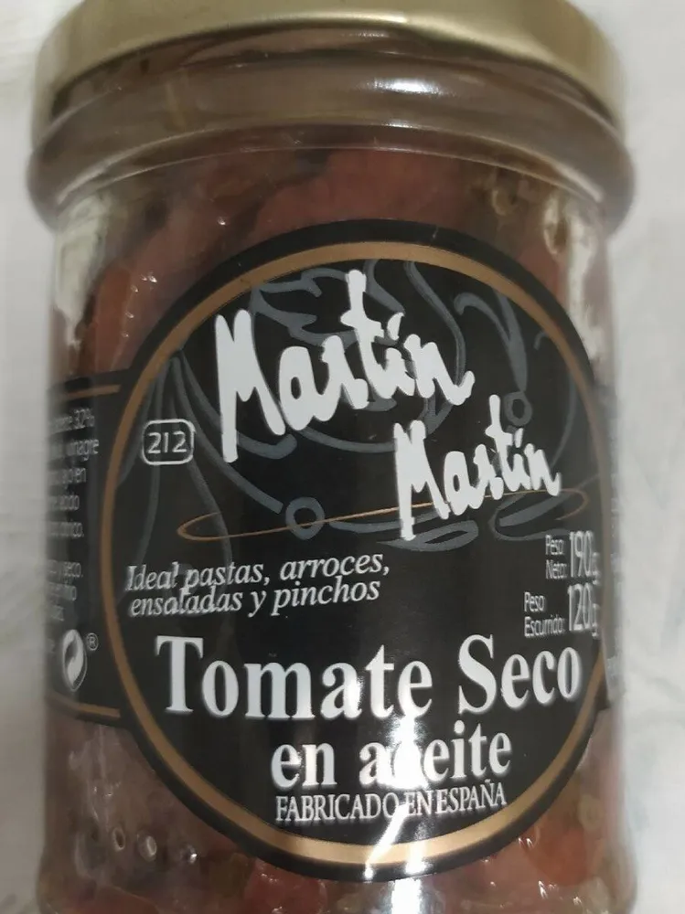Tomate seco en aceite