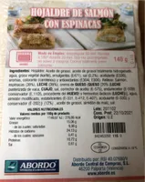 Hojaldre de salmón con espinacas