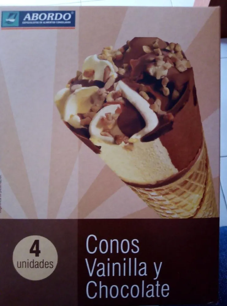 Conos vainilla y chocolate