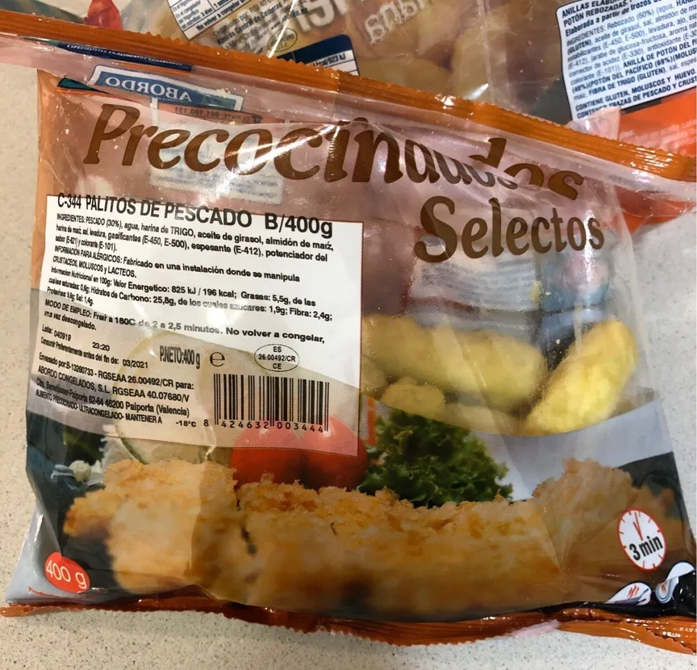 Palitos de pescado