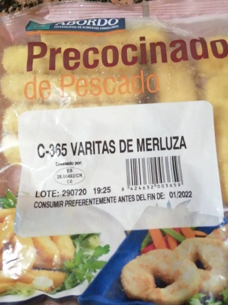 Varitas de merluza