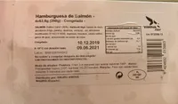 Hamburguesa de salmón