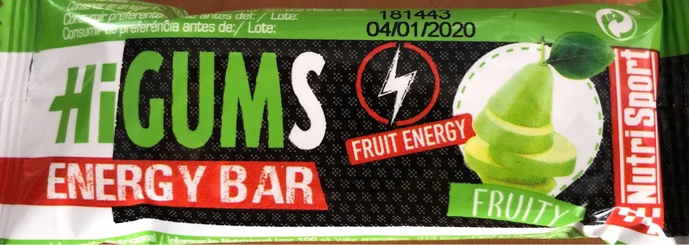 HiGUMS Energy Bar