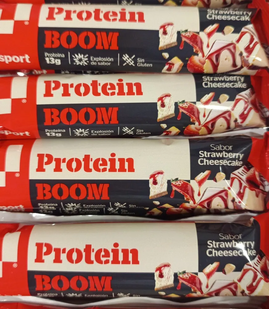 Barrita proteica Boom (Strawberry & cheesecake)