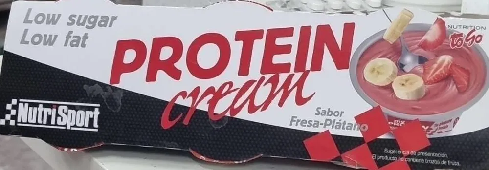 Protein Cream Fresa Plátano