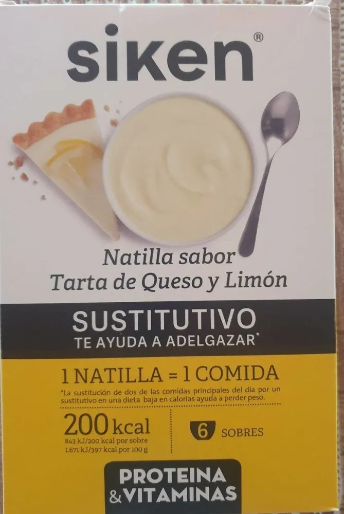 Natillas sabor tarta de queso y limón