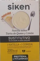 Natillas sabor tarta de queso y limón