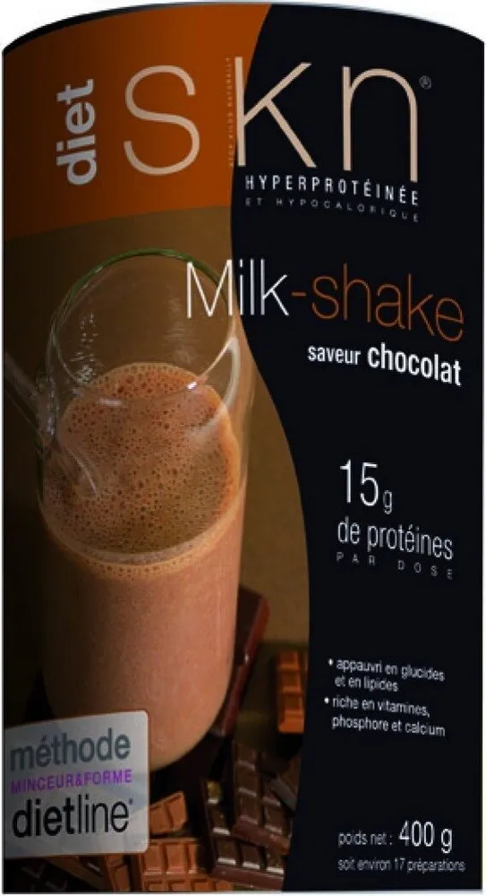 Diafarm Diet SKN Boisson Milk Shake Saveur Chocolat 400G